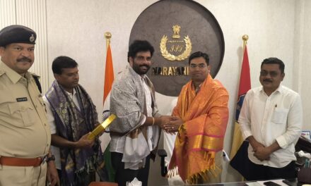 భీష్మరాజ్ ఫౌండేషన్ ఆధ్వర్యంలో ఏర్పాటు చేసిన సీసీ కెమెరాలను ప్రారంభించిన ఎస్పీ
