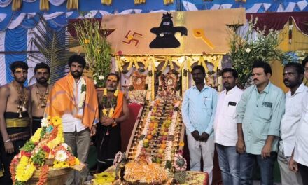 దామరగిద్ద గ్రామంలో ఘనంగా అయ్యప్పస్వామి మహా పడిపూజ
