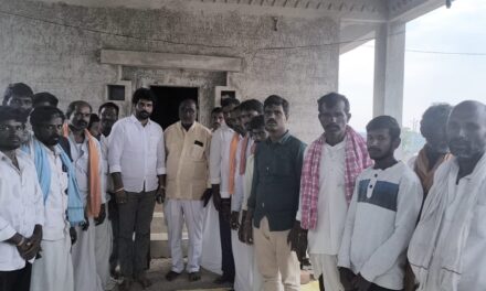 మల్లికార్జునస్వామి దేవాలయ నిర్మాణానికి కృషి రాజ్ కుమార్ రెడ్డి
