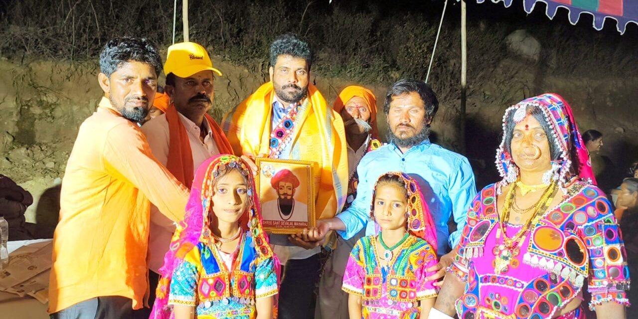 వందర్ గుట్ట తండలో శ్రీ సంత్ సేవాలాల్ దేవాలయ నిర్మాణానికి కృషి రాజ్ కుమార్ రెడ్డి