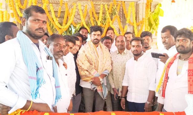 గజ్జలమ్మదేవి జాతరకు హాజరైన రాజ్ కుమార్ రెడ్డి