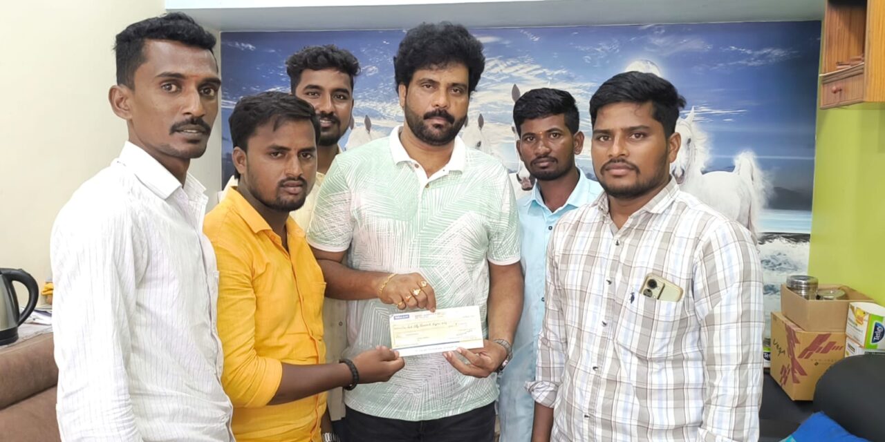 పేరపళ్లలో ఛత్రపతి శివాజీ విగ్రహ ఏర్పాటుకు కృషి