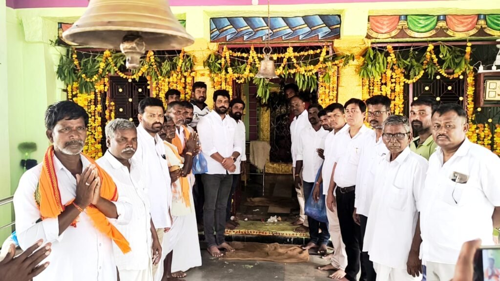 RENUKA ELLAMMA: రేణుక ఎల్లమ్మ తల్లి జాతరకు హాజరైన రాజ్ కుమార్ రెడ్డి