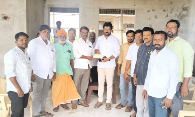 ముస్తాపేట గ్రామస్తుల దాహార్తిని తీర్చేందుకు కృషి: రాజ్ కుమార్ రెడ్డి