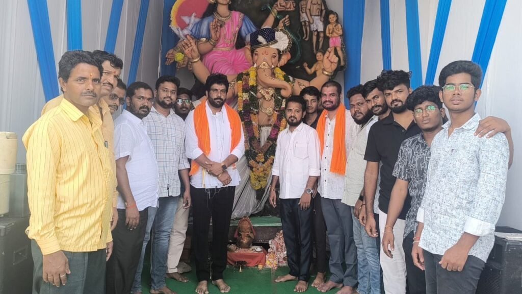 గణనాథుడి సేవలో రాజ్ కుమార్ రెడ్డి